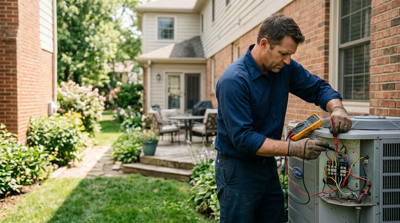 HVAC technician working near Naugatuck, WV